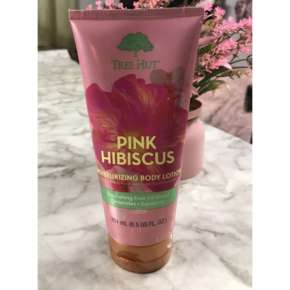 Tree Hut PINK HIBISCUS Moisturizing Body Lotion, 8.5 oz - Brand NEW! - Picture 1 of 4